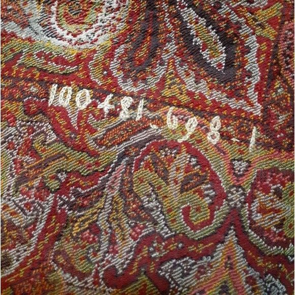 Vintage Bedspread Hand-woven & Embroidered - Picture 2 of 8